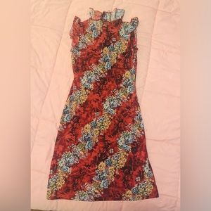 Floral Body Con Dress